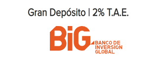 Banco BIG ofrece un 2% en su depósito a 3 meses