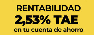 Con la Cuenta Próxima Targobank ahora un 2,53% TAE