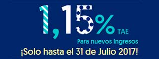 Depósito WiZink al 1,15% también en Julio