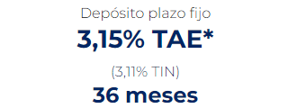 EBN sube sus depósitos hasta el 3,15% TAE