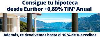 Hipotecas Openbank al Euríbor+0,89% y el 10% de recibos