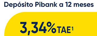 Depósito Pibank, el mejor depósito al 3,34% TAE
