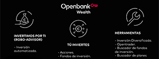 Openbank Wealth: consigue 80 € al hacerte cliente y contratar su roboadvisor