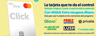 WiZink Extra: Programa de Cashback de hasta el 20%